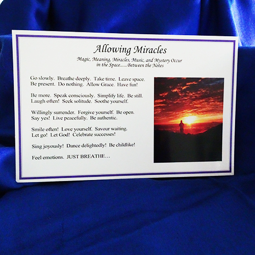 Allowing Miracles Postcards